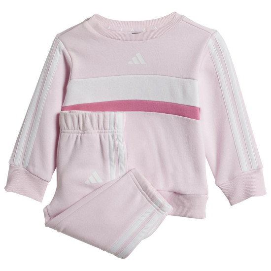 Adidas Βρεφικές φόρμες σετ Essentials Tiberio 3-Stripes Fleece Crew Set